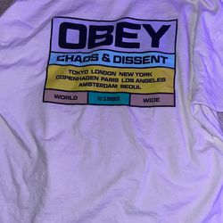 Obey Chaos and Dissent Tee Thumbnail
