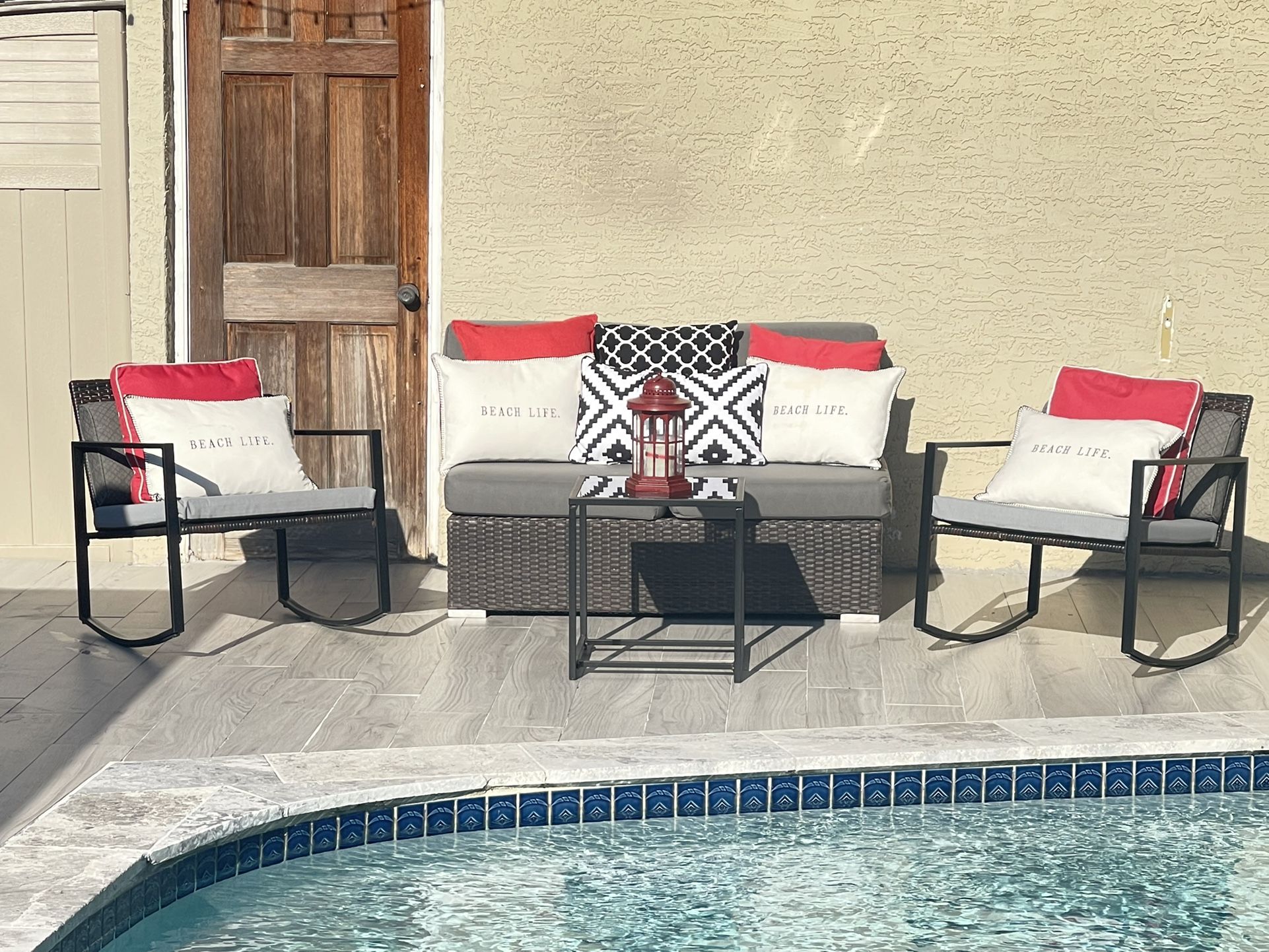 Outdoor Furniture/patio Furniture/outdoor Set/patio Set/balcony Set/outdoor Rocking Chairs/patio Seats/muebles De Patio Balcon Terraza/sillas De Patio