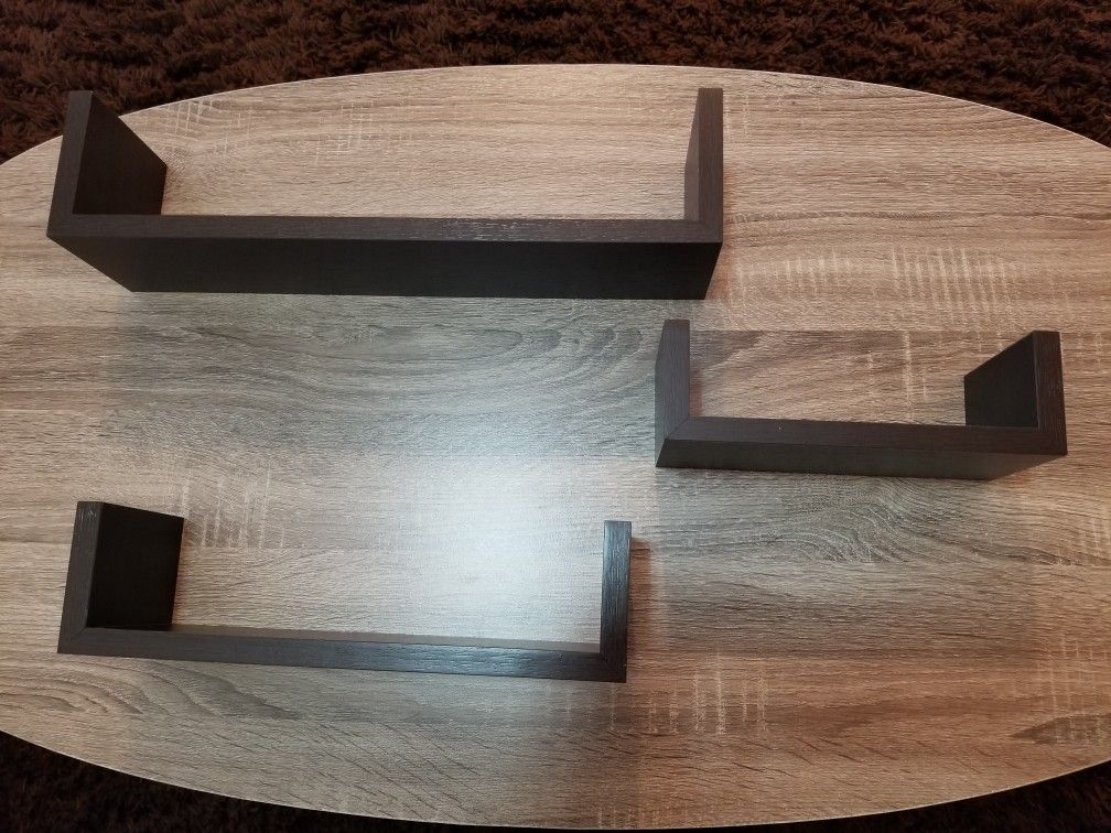 Floating Shelves Set of 3 Wall Shelves