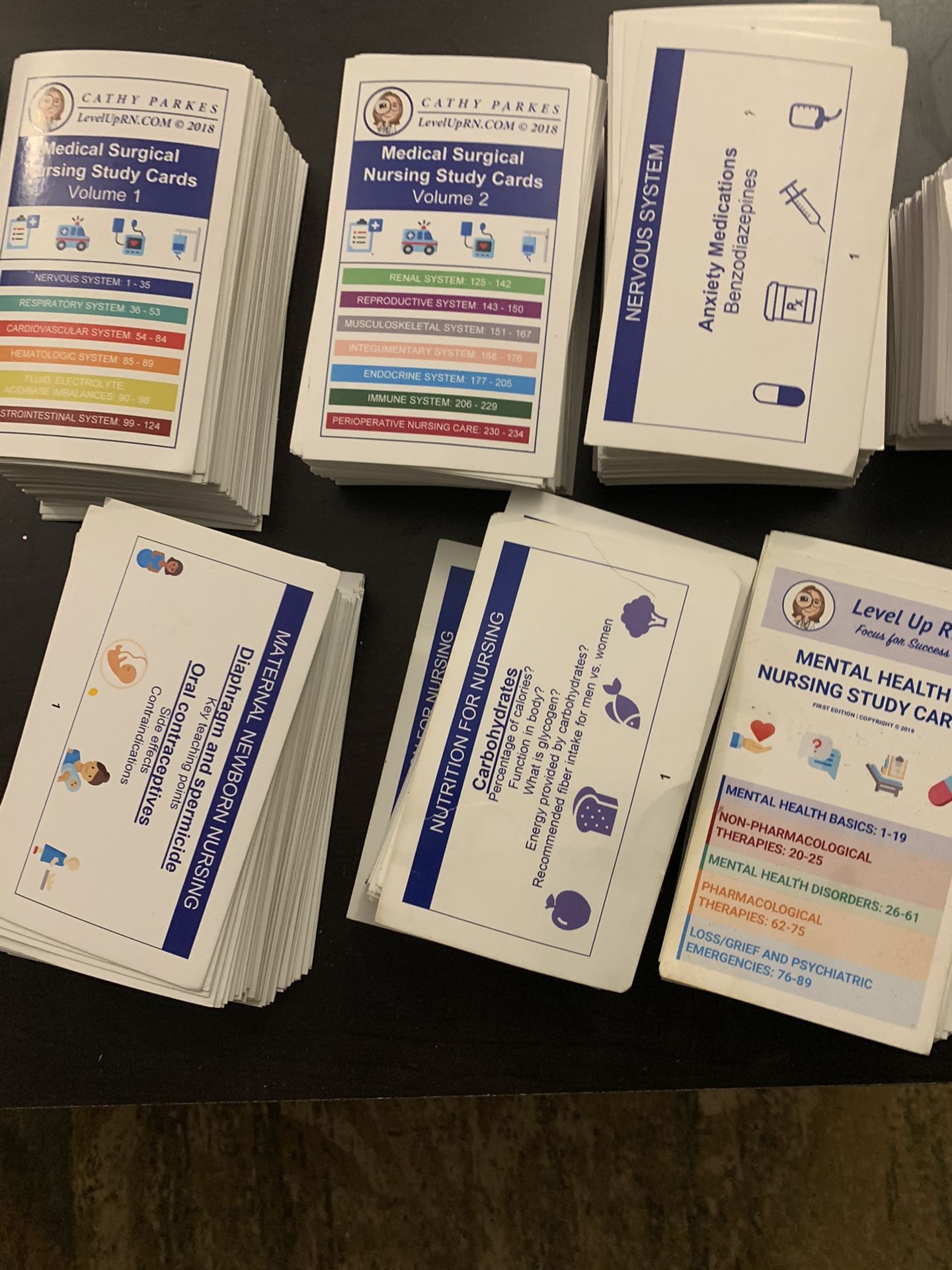 Cathy Parks Level Up RN flashcard sets! for Sale in Joliet, IL - OfferUp