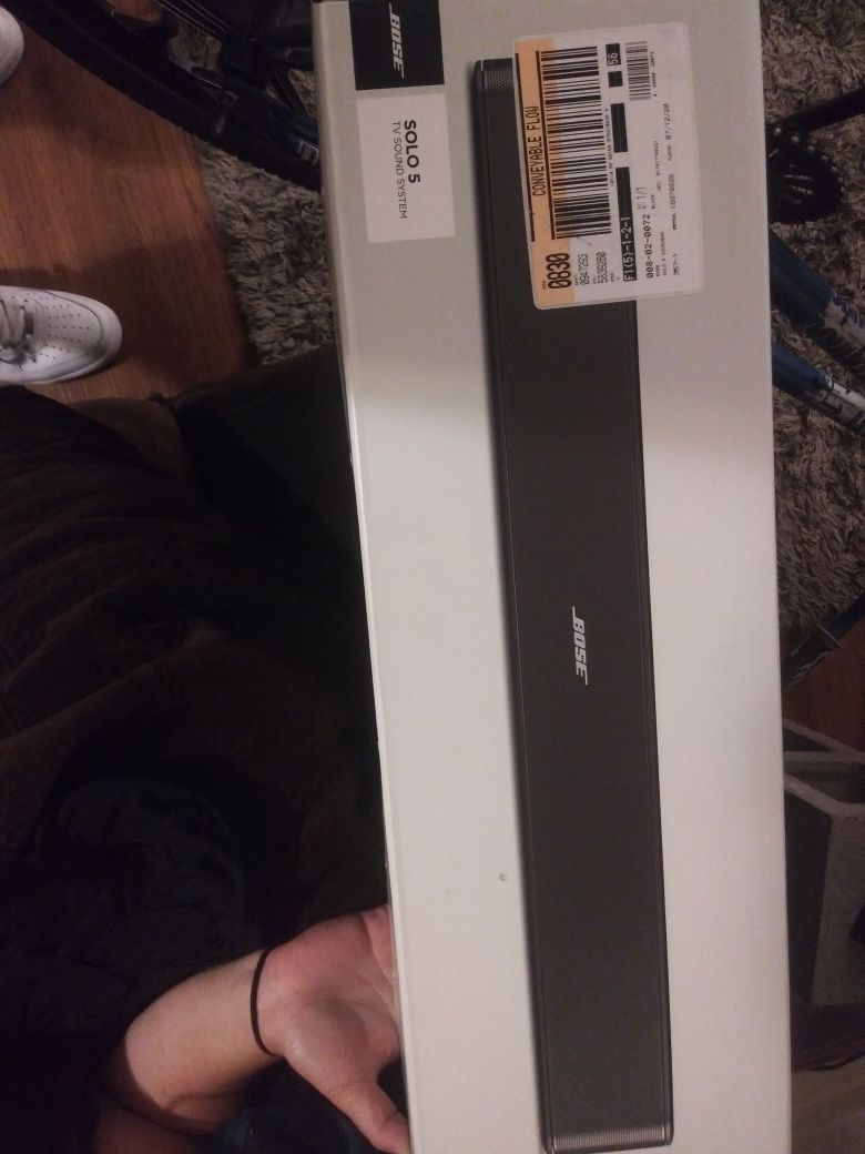 Bose solo 5 tv sounds system