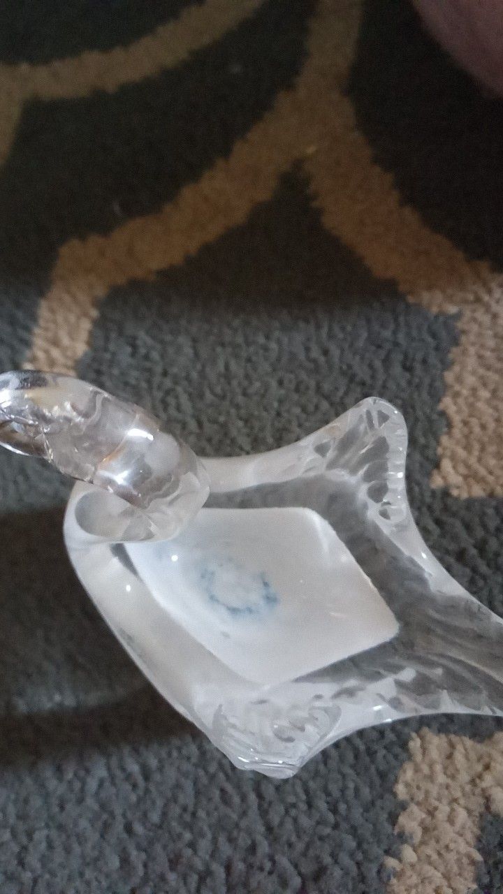 Glass swan