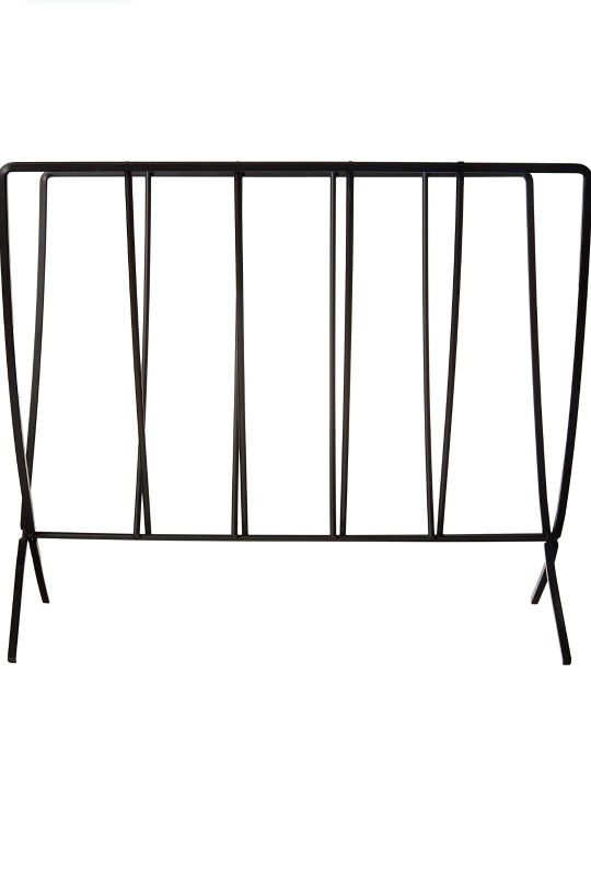 Spectrum Diversified Seville Rack, Sturdy Steel Periodical Home & Office Organization, Chic Storage for Magazines, Records, Newspapers, Artwork & More