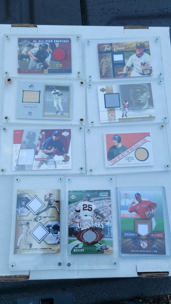 Memorabilia Patch Baseball Cards