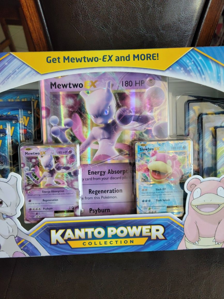 Pokemon Kanto Power Collection Box Mewtwo EX XY Evolutions TCG - Factory Sealed