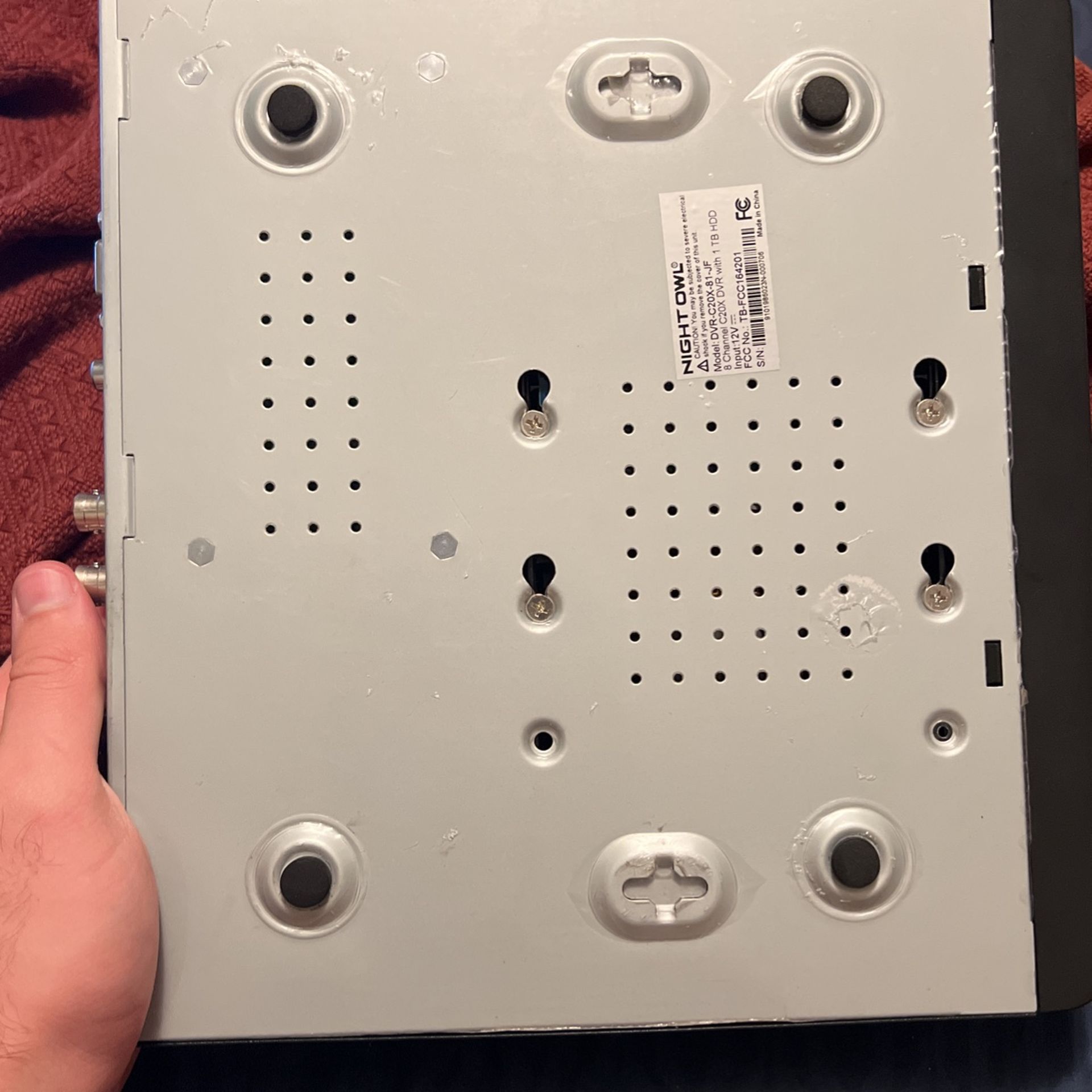 Night Owl 8 Channel Security DVR (DVR-C20X-81-JF)