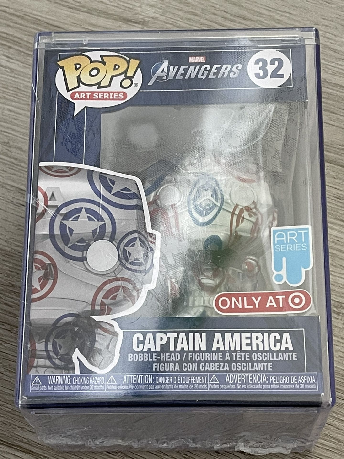 POP! Marvel -Captain America (Avengers) Art Series Exclusive Sealed 