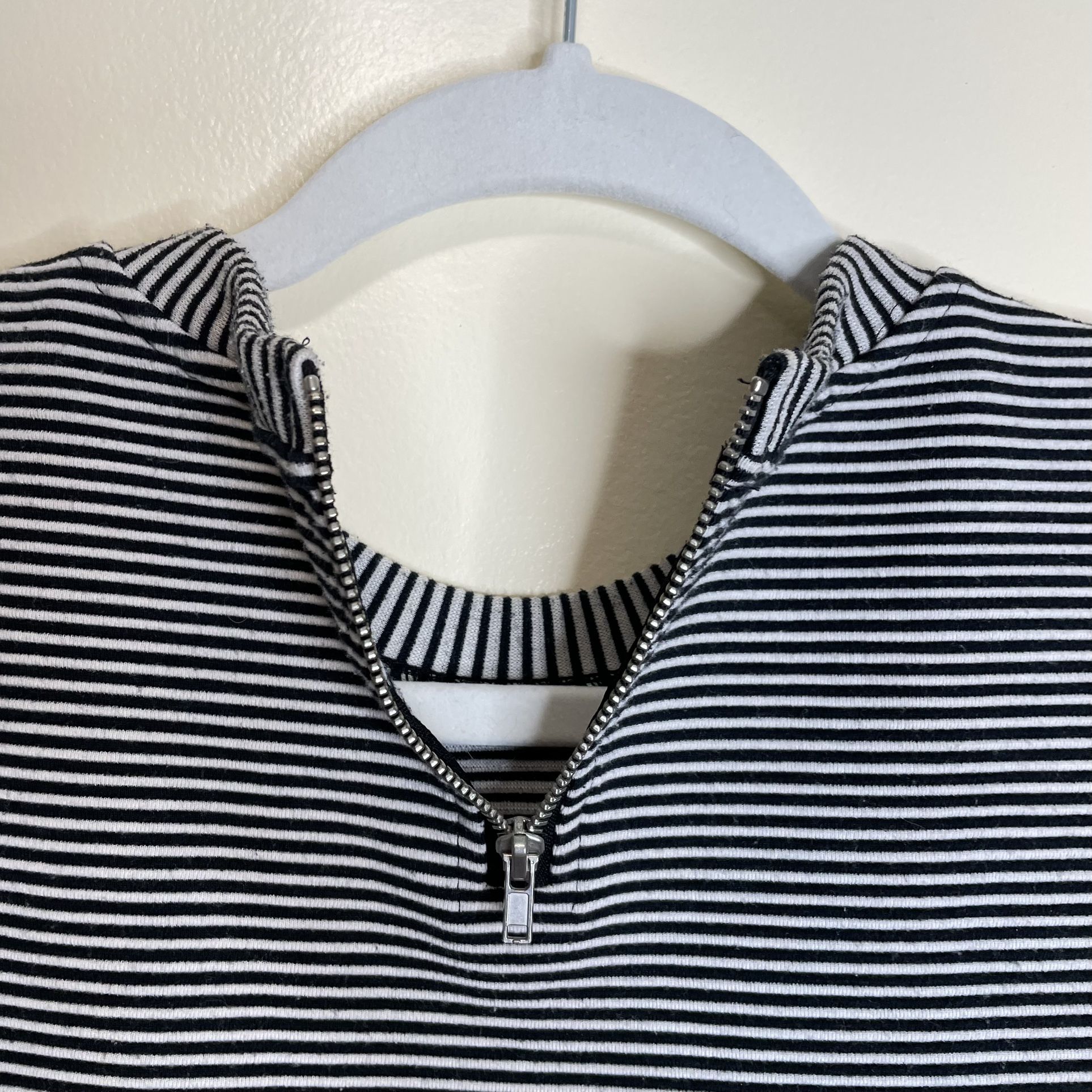 Black and White Striped H&M Dress Size Medium