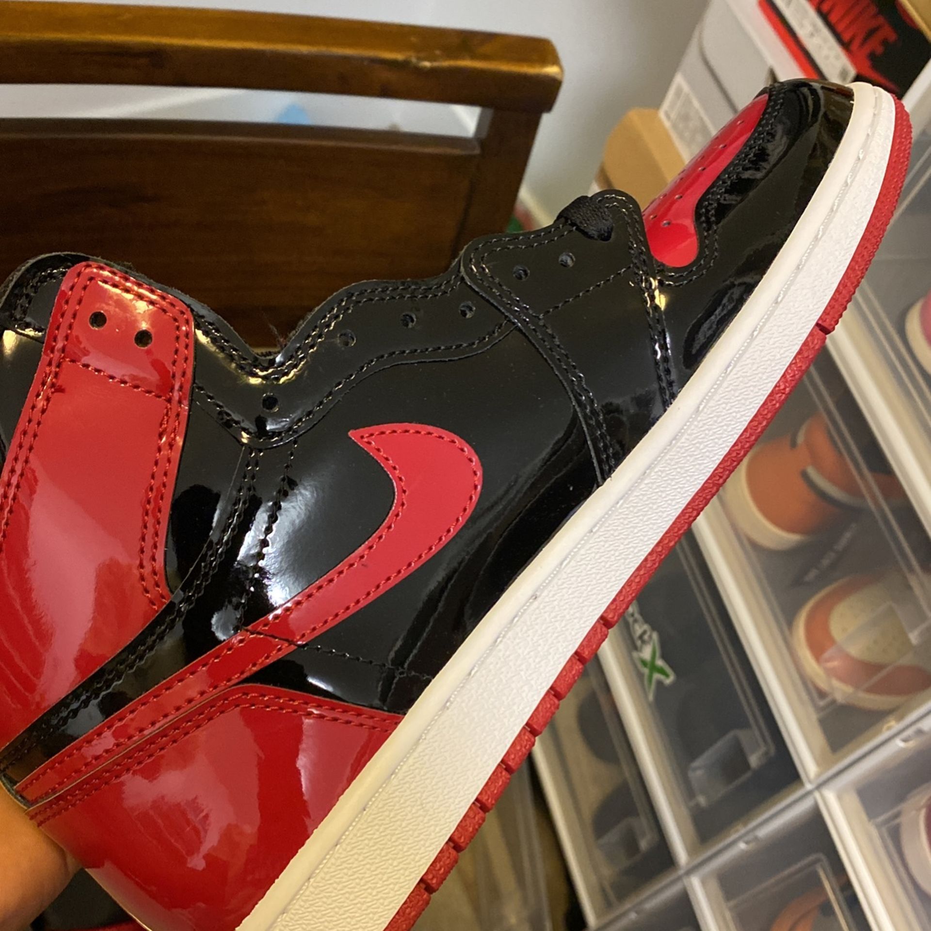 Air Jordan 1 “Patent Bred” sz 9.5