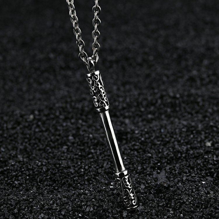"Stainless steel sticks pendant necklace for women/men, N90201P208
 