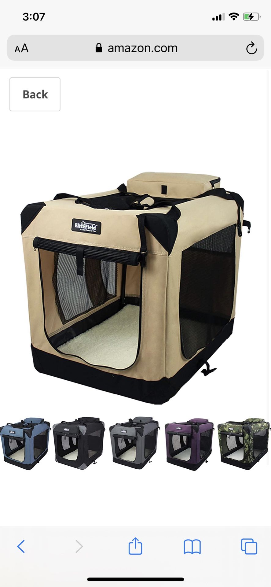 *** SOFT DOG CRATE***