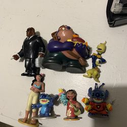 classic Lilo and Stitch figure set from Disney store rare Minor wear and tear but all around in great condition. Thumbnail