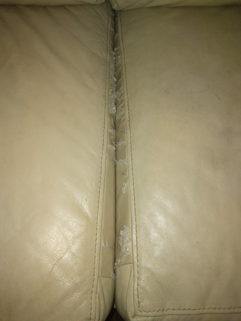 Leather Recliner Couch