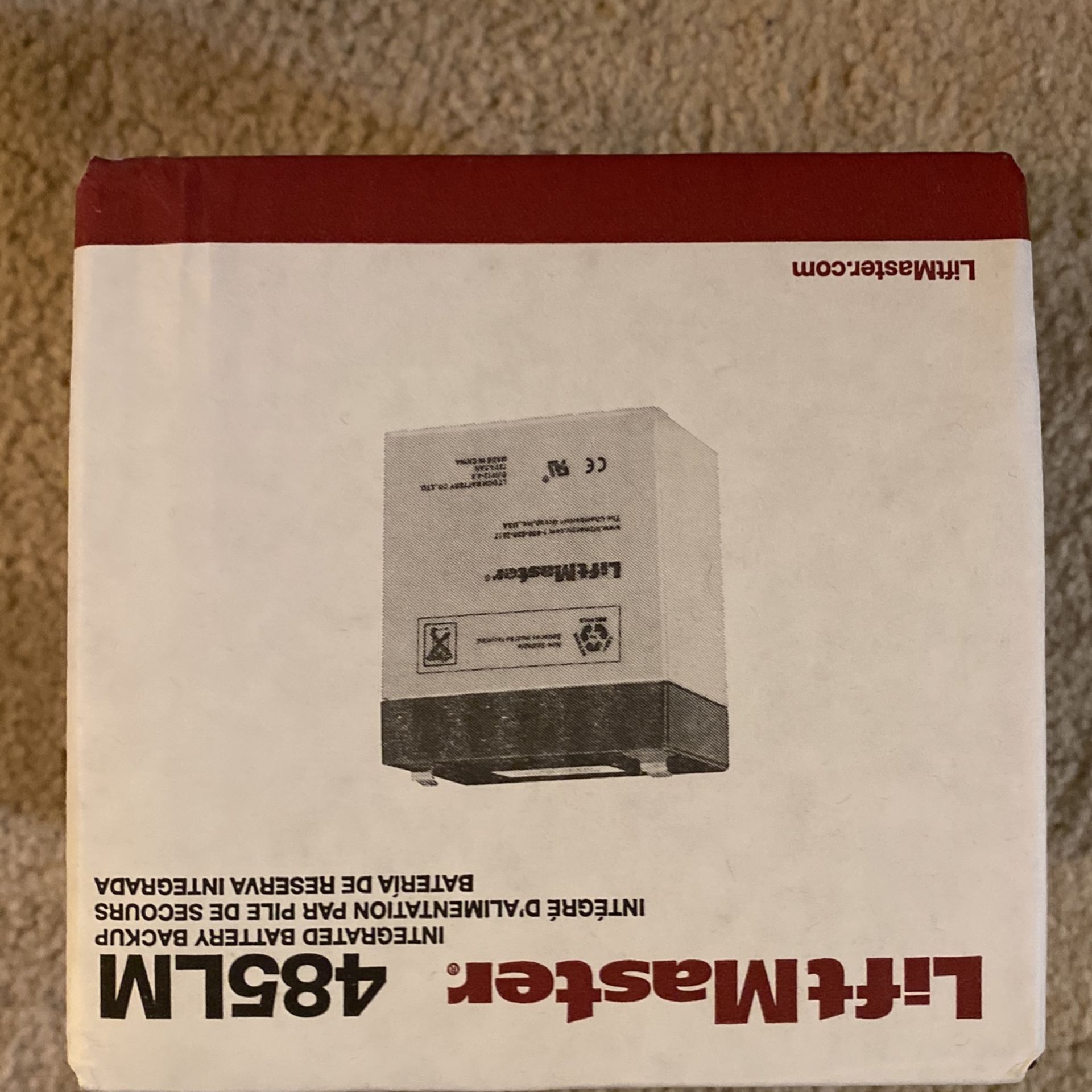 LiftMaster 485LM Integrated Battery Backup