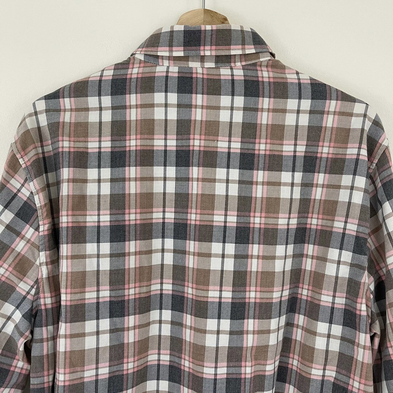 FRAME DENIM Fray Hem Long Sleeve Flannel NEW