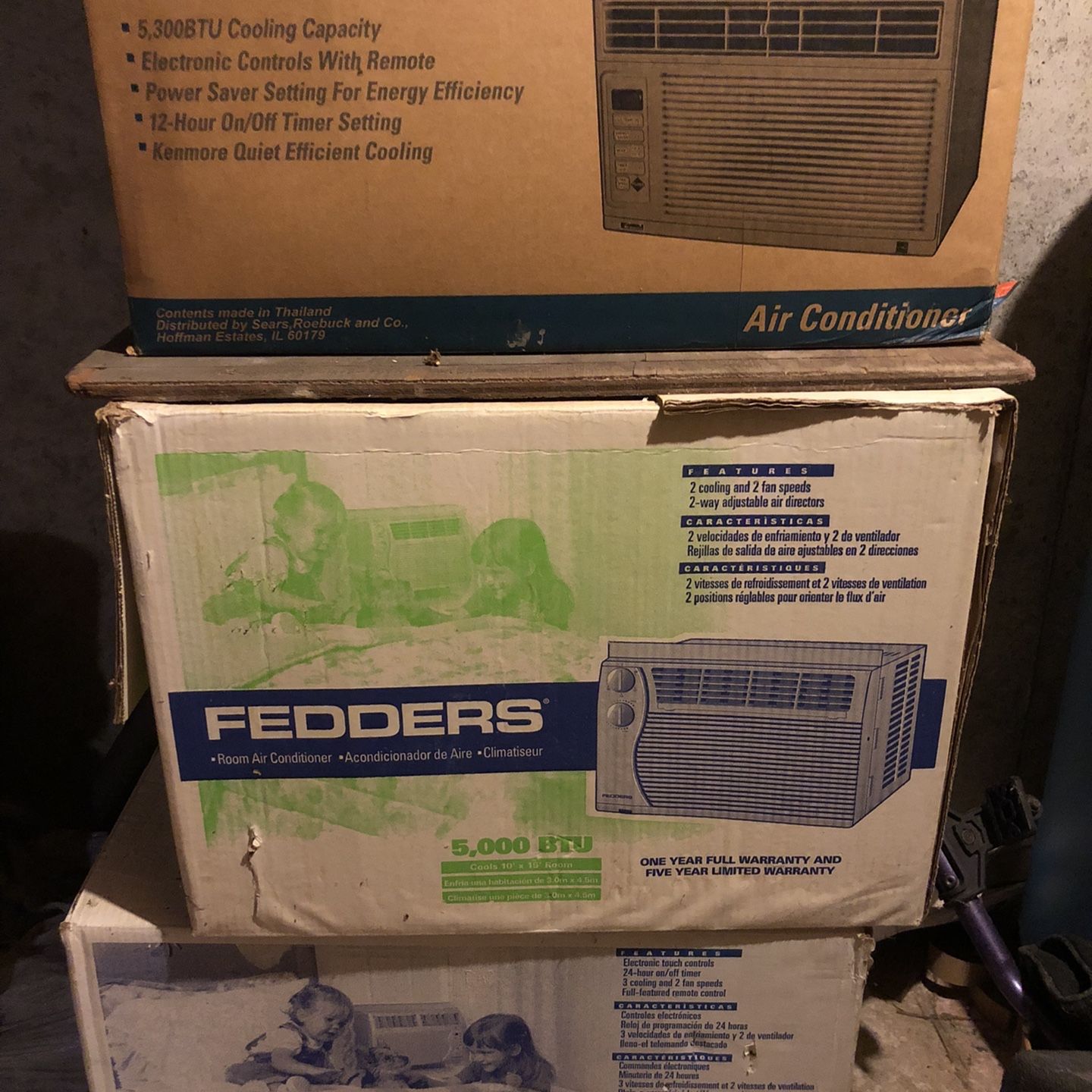 4 Air conditioners $60.00 Each