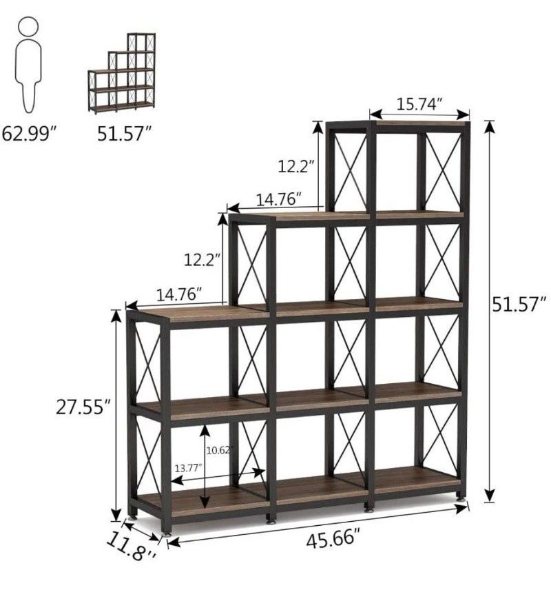 Shelf Unit | Bookshelf Ladder Corner | Bookcase Shelf Storage