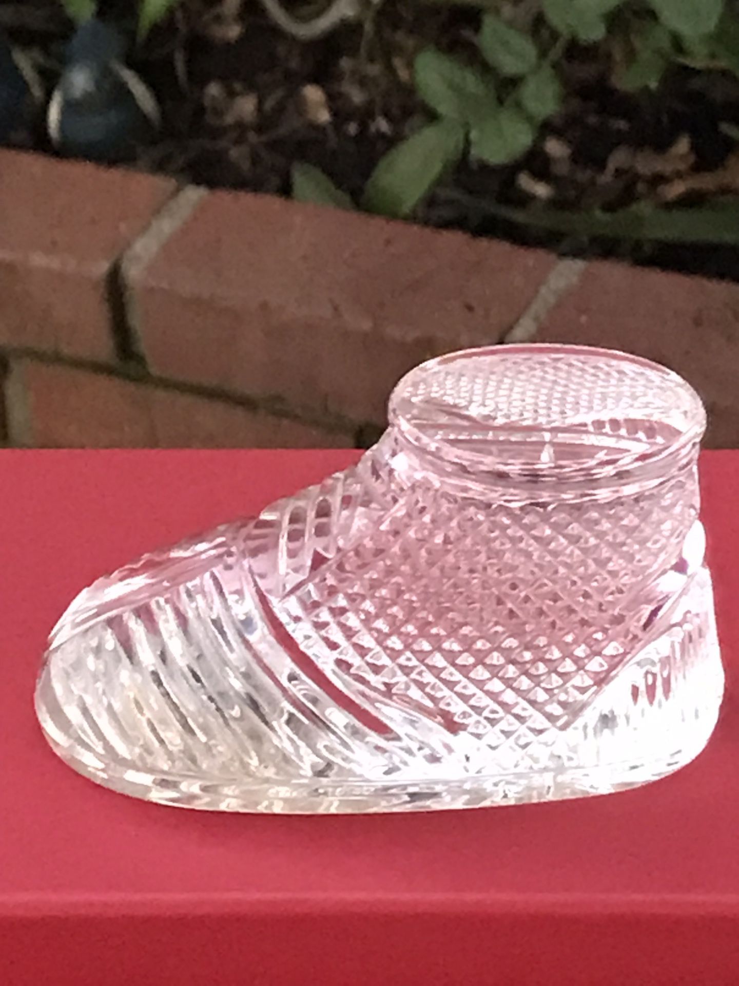 WATERFORD CRYSTAL BABY SHOE