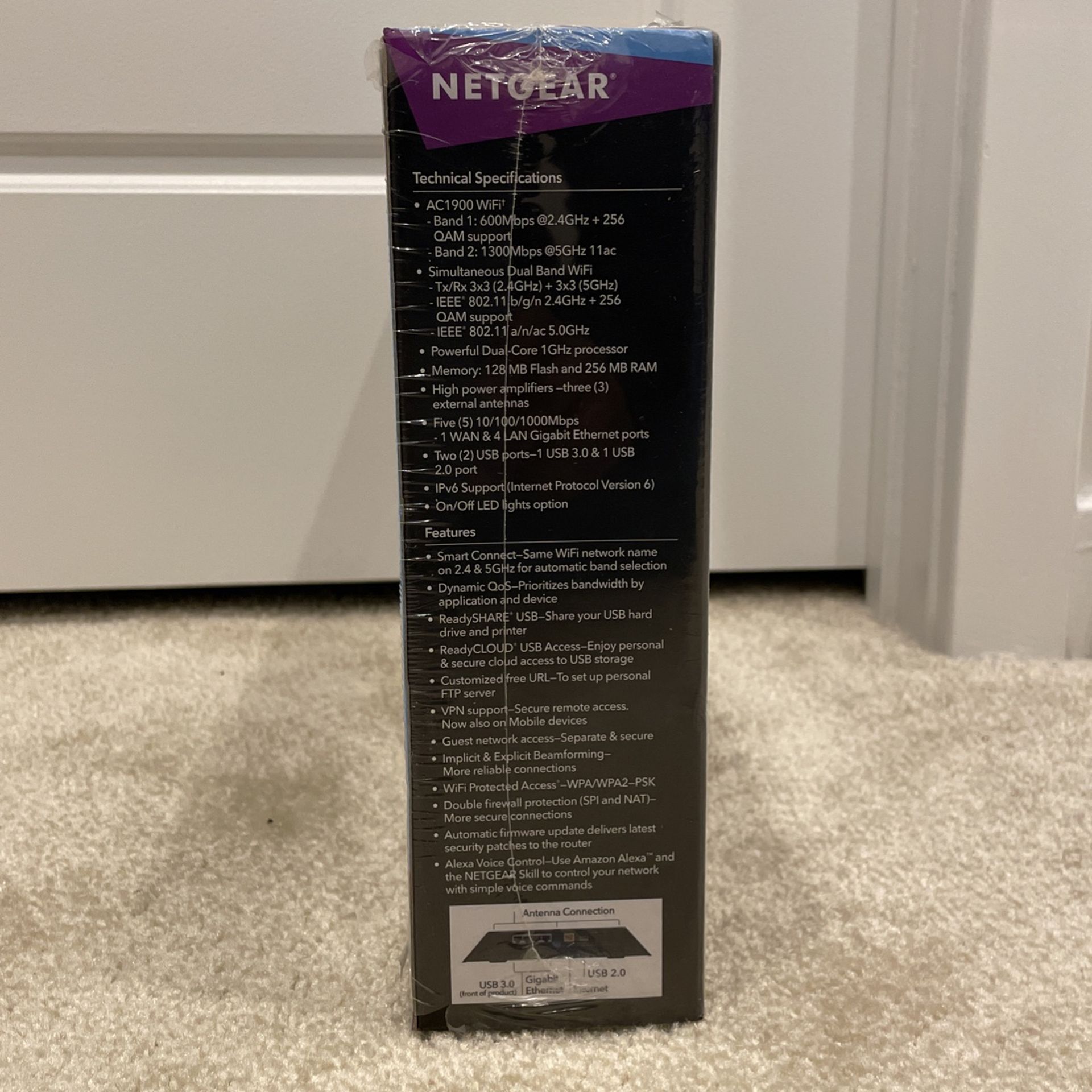 Netgear Nighthawk AC1900 Smart Wifi Router