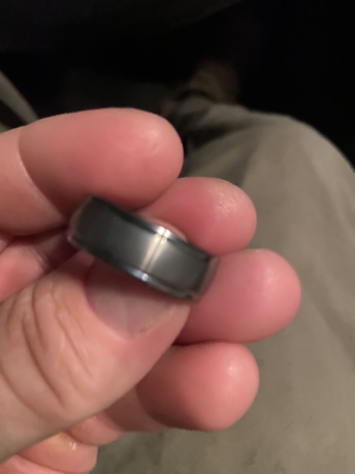 Tungsten wedding band