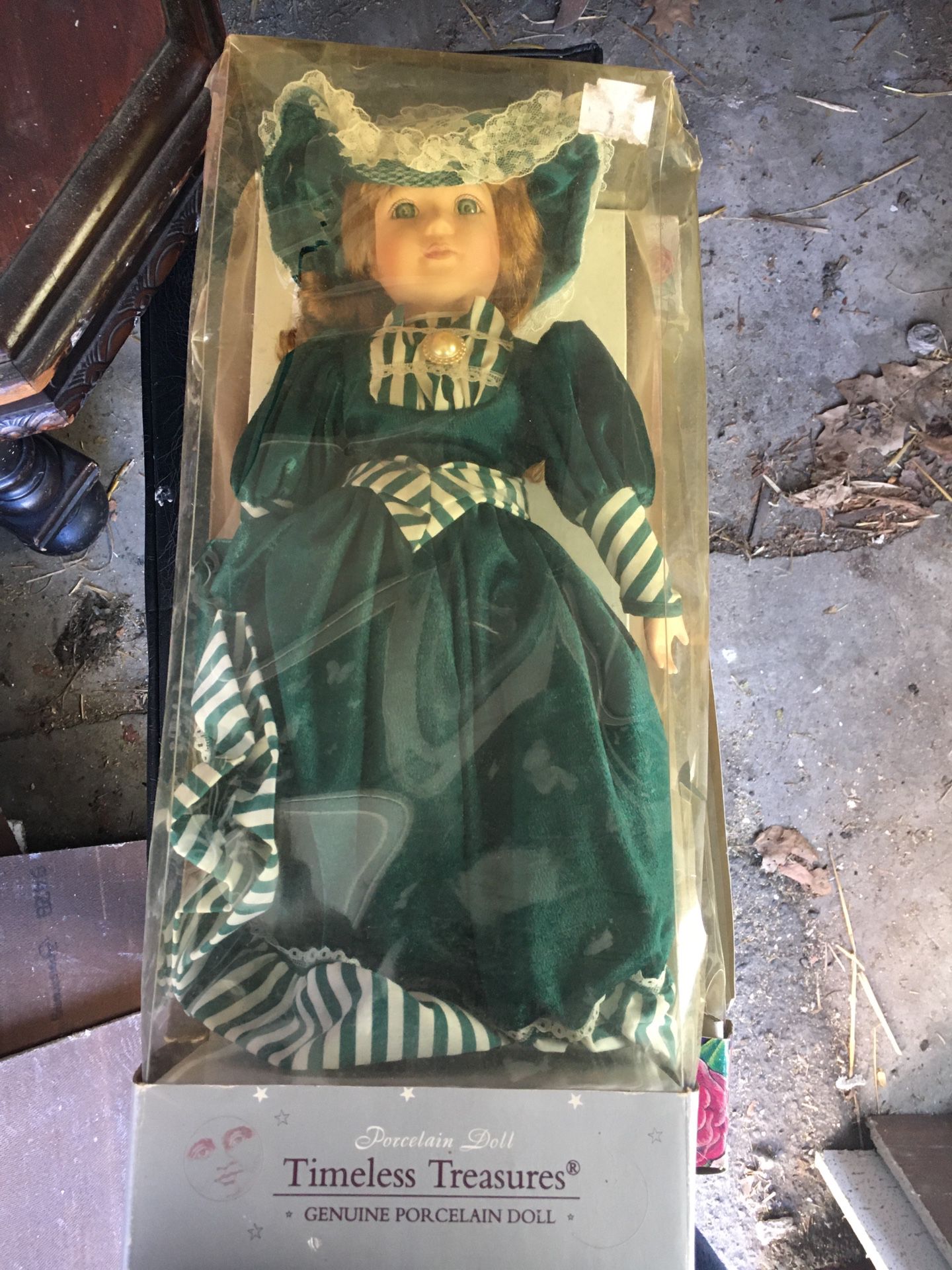Collectible barbies and glass dolls