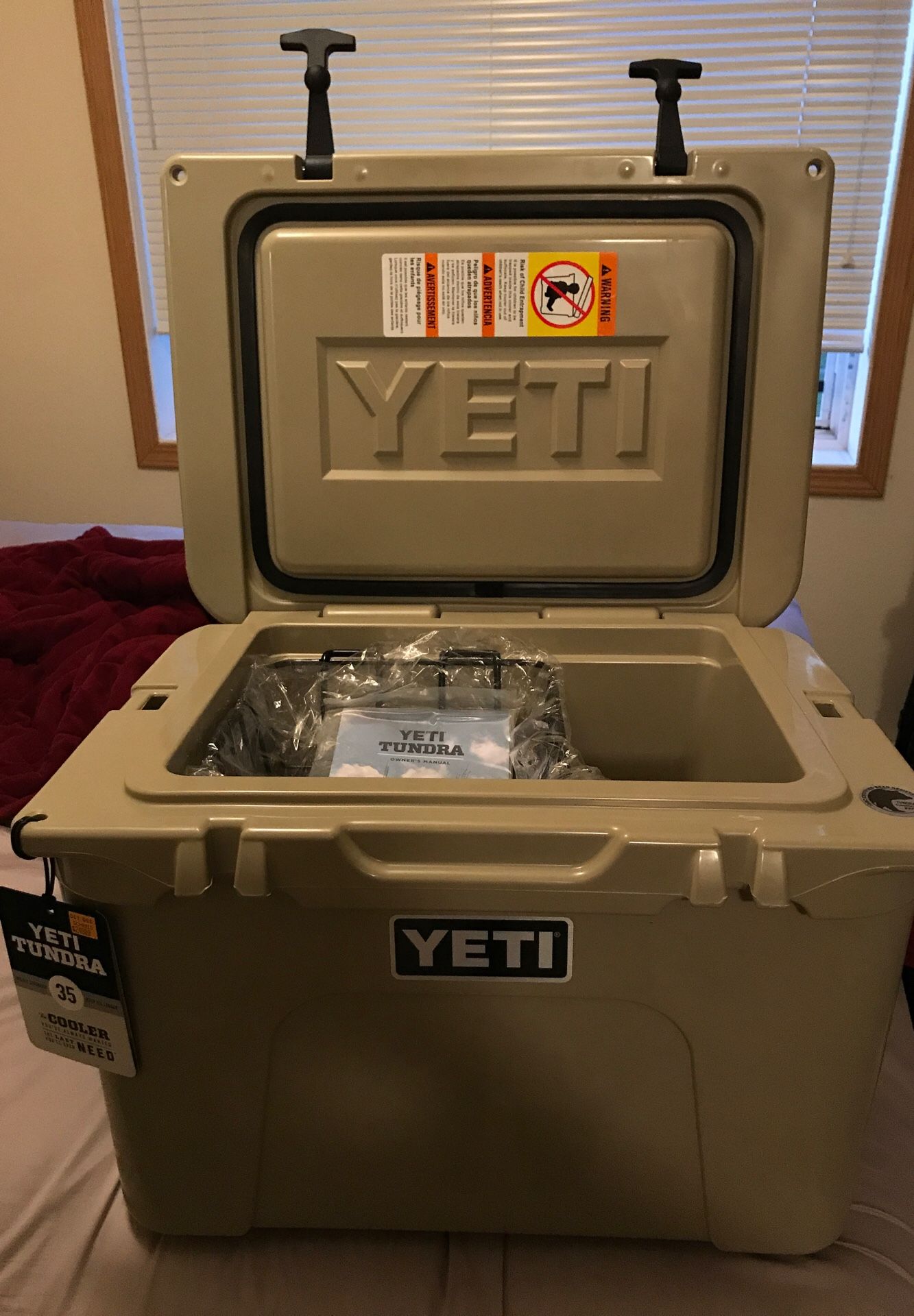 Brand new yeti tundra cooler! Never been used!