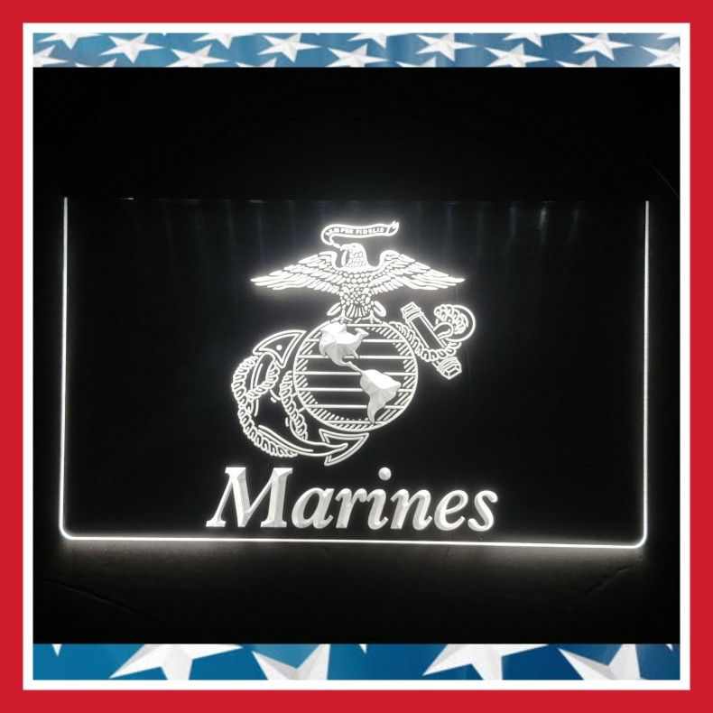 NEW 3D HARLEY DAVIDSON (+Others) 8"x 12" EDGE LIT SIGN• MAN CAVE. BAR. GARAGE. LIGHT! NEON LIKE GLOW