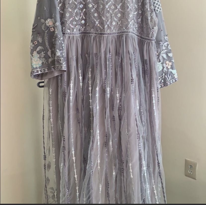 Heavy Wedding Maxi Dress Worn Once