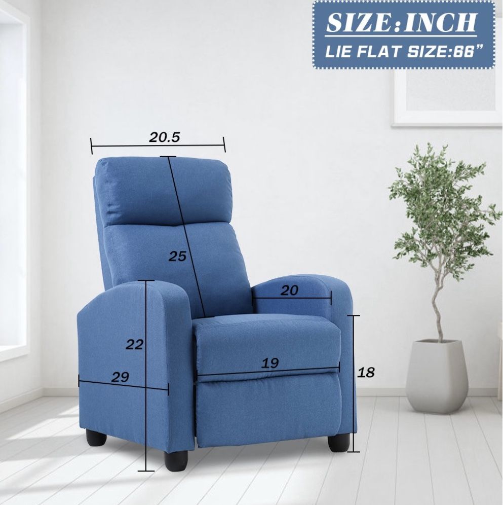 Gray Massage Recliner