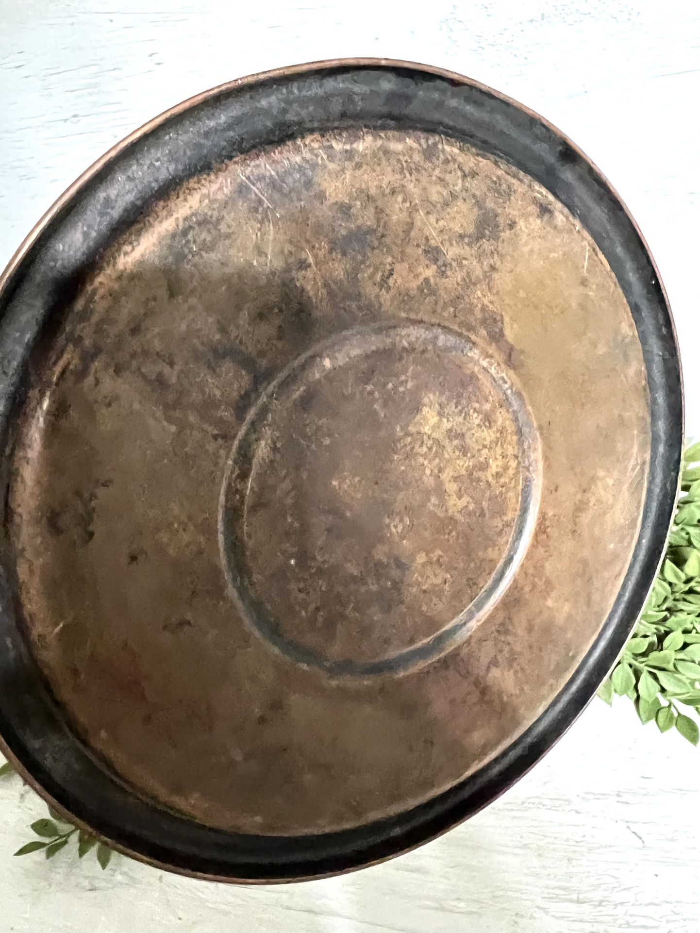 Vintage Patina Tea Kettle Decor