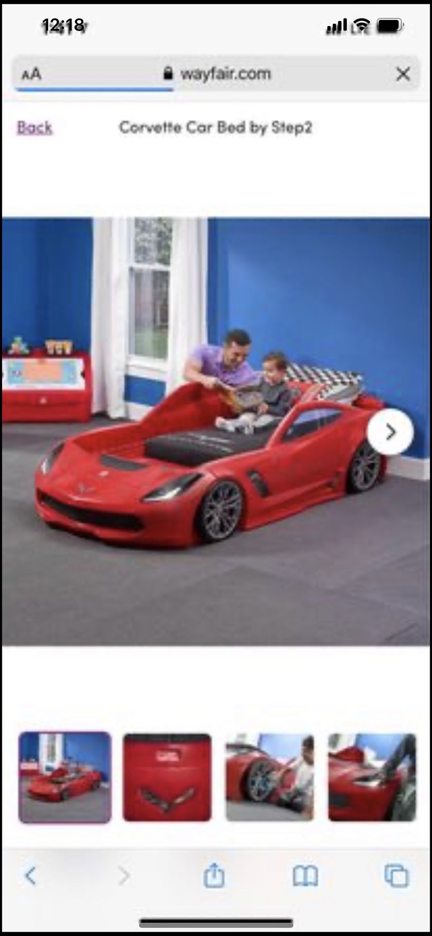 Step 2 Corvette bed