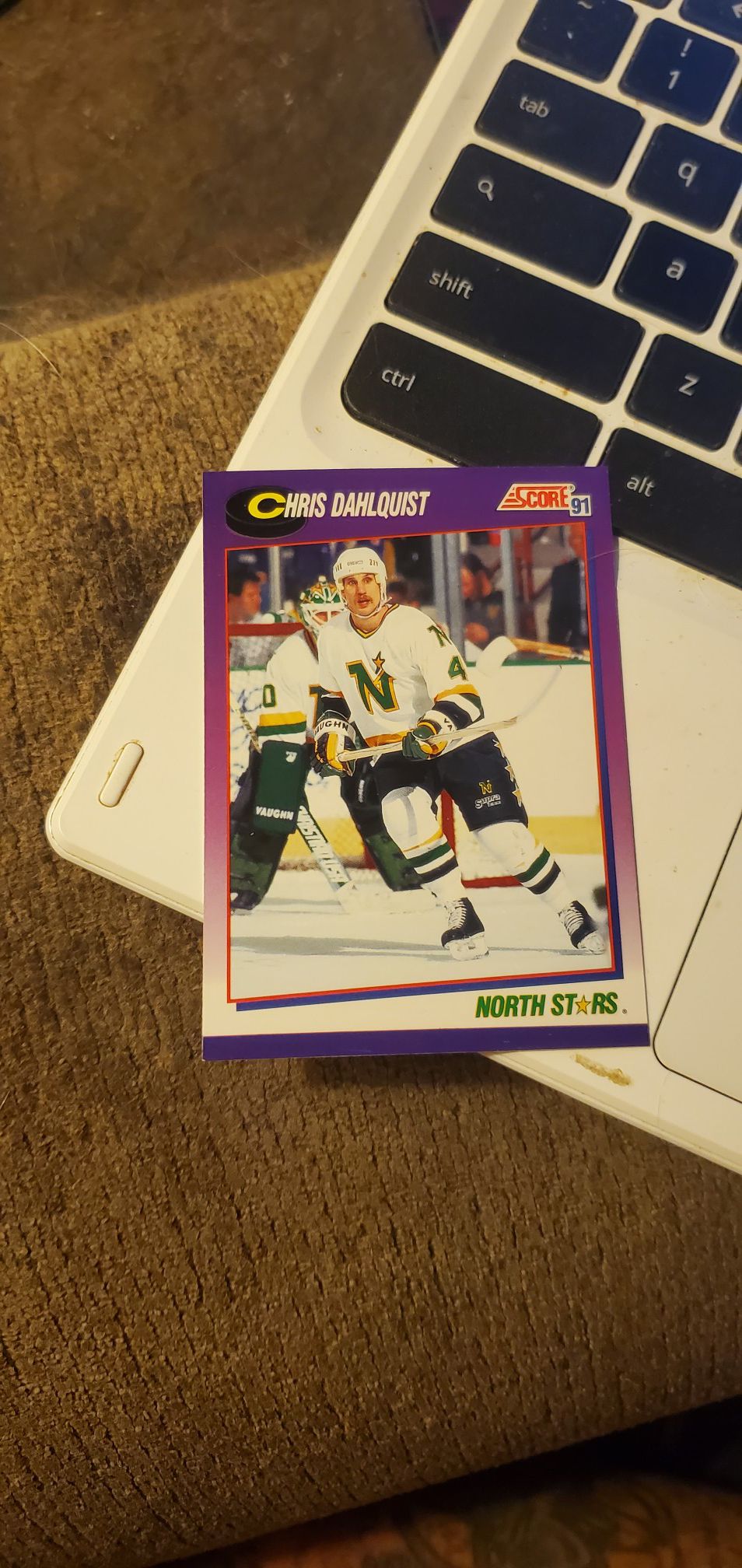 Chris dahlquist hockey card