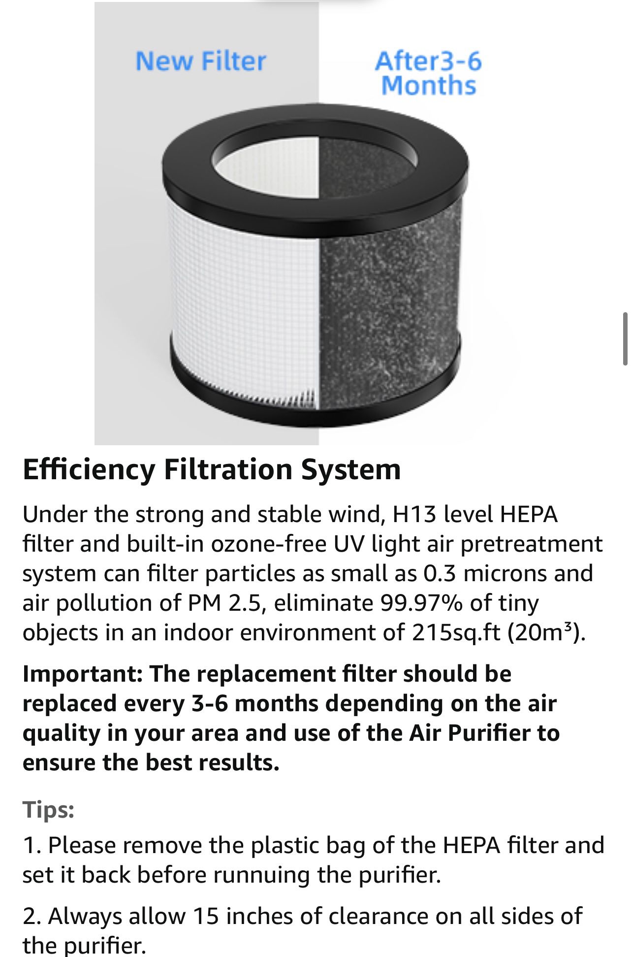 Portable air purifier new
