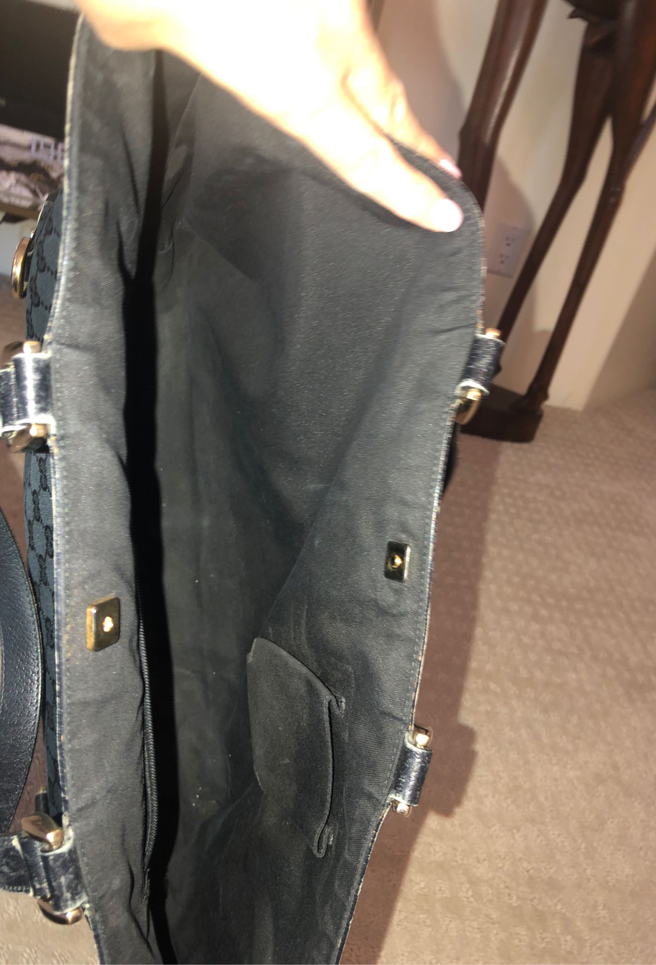 Gucci tote and wallet