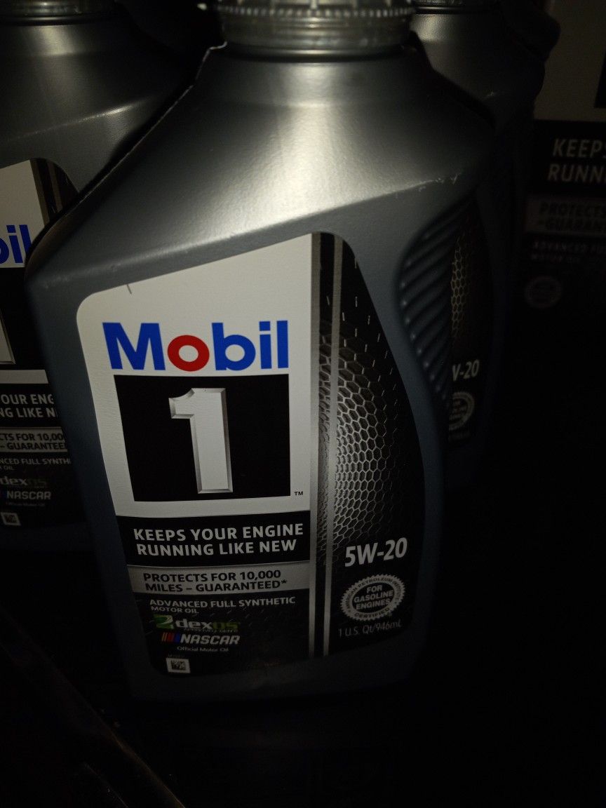Mobile One 5w 20 Full Synthetic Advanced Motor Oil