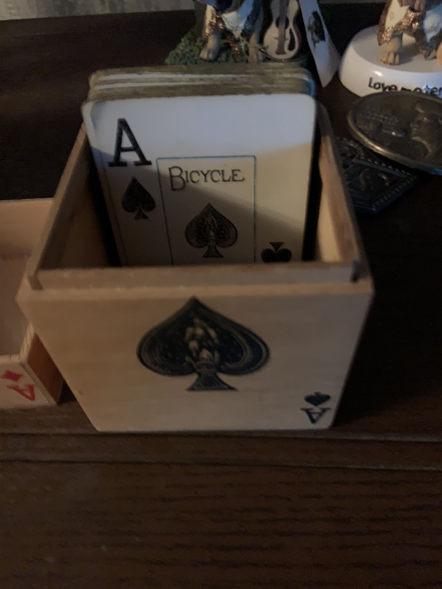 Vintage Card Holder Box