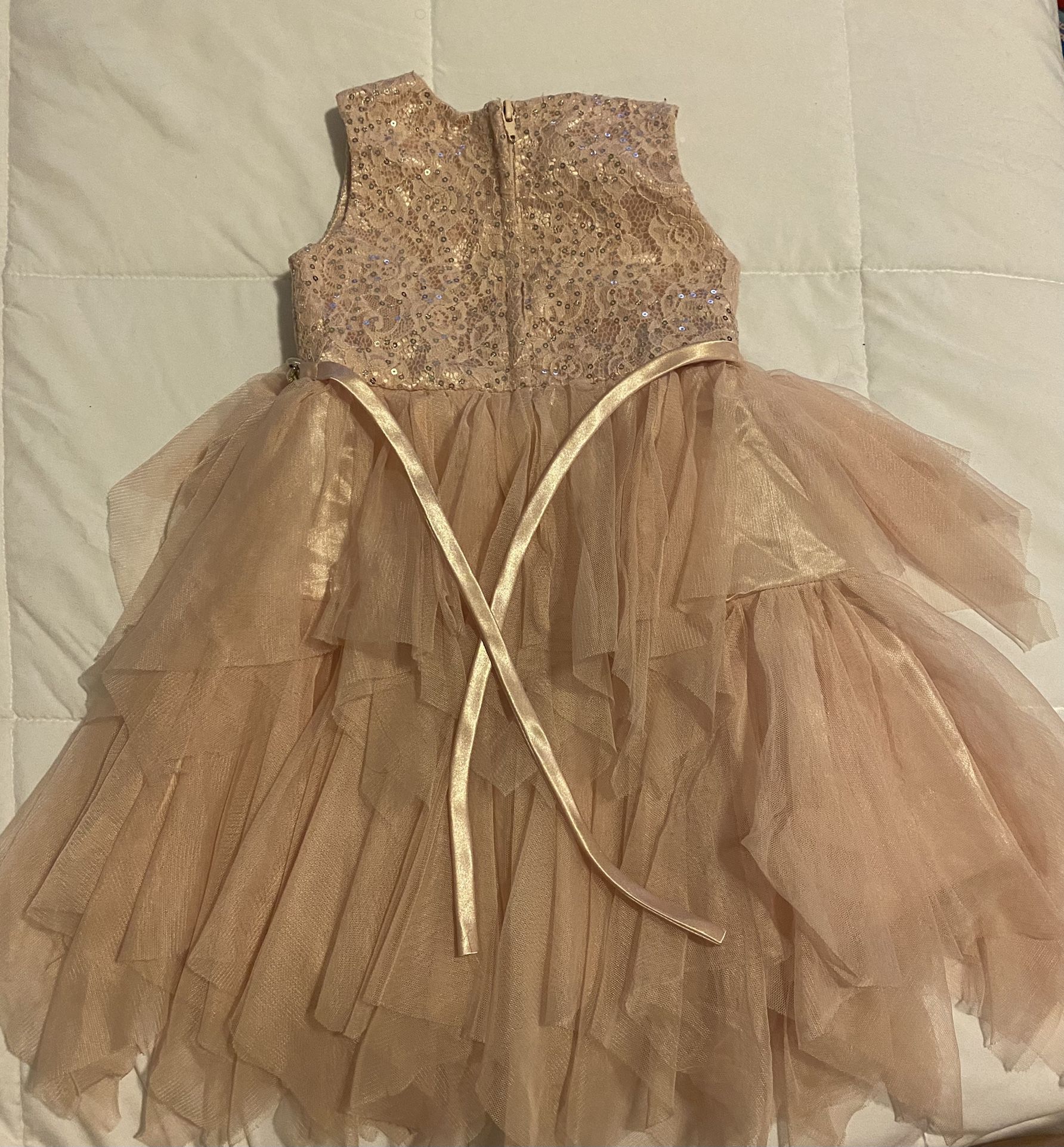 Toddler Girl Blush Pink Dress Size 2T