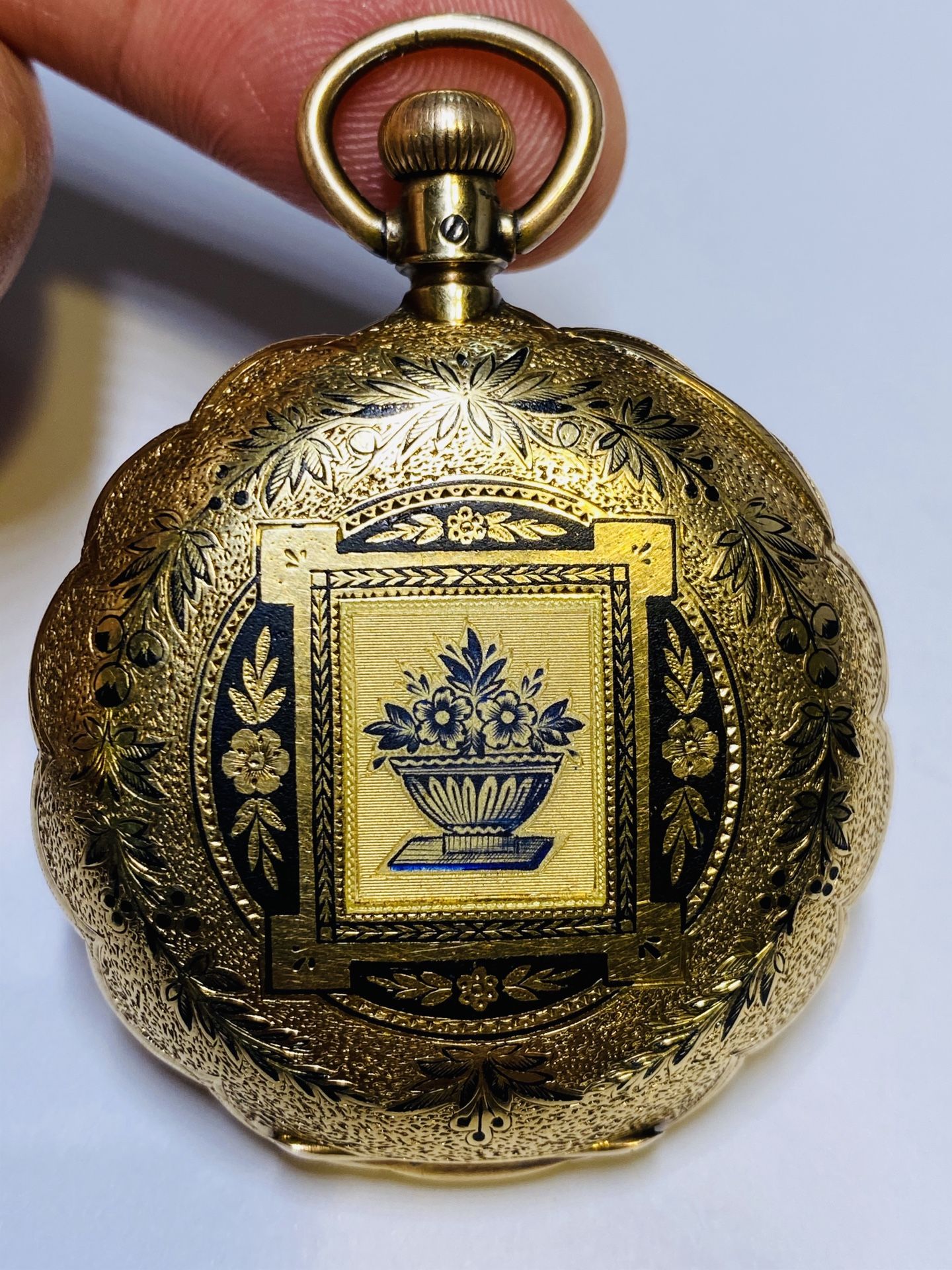 Antique Solid 18k Yellow Gold Hunter Case Pocket Watch Case! 55.1 Grams