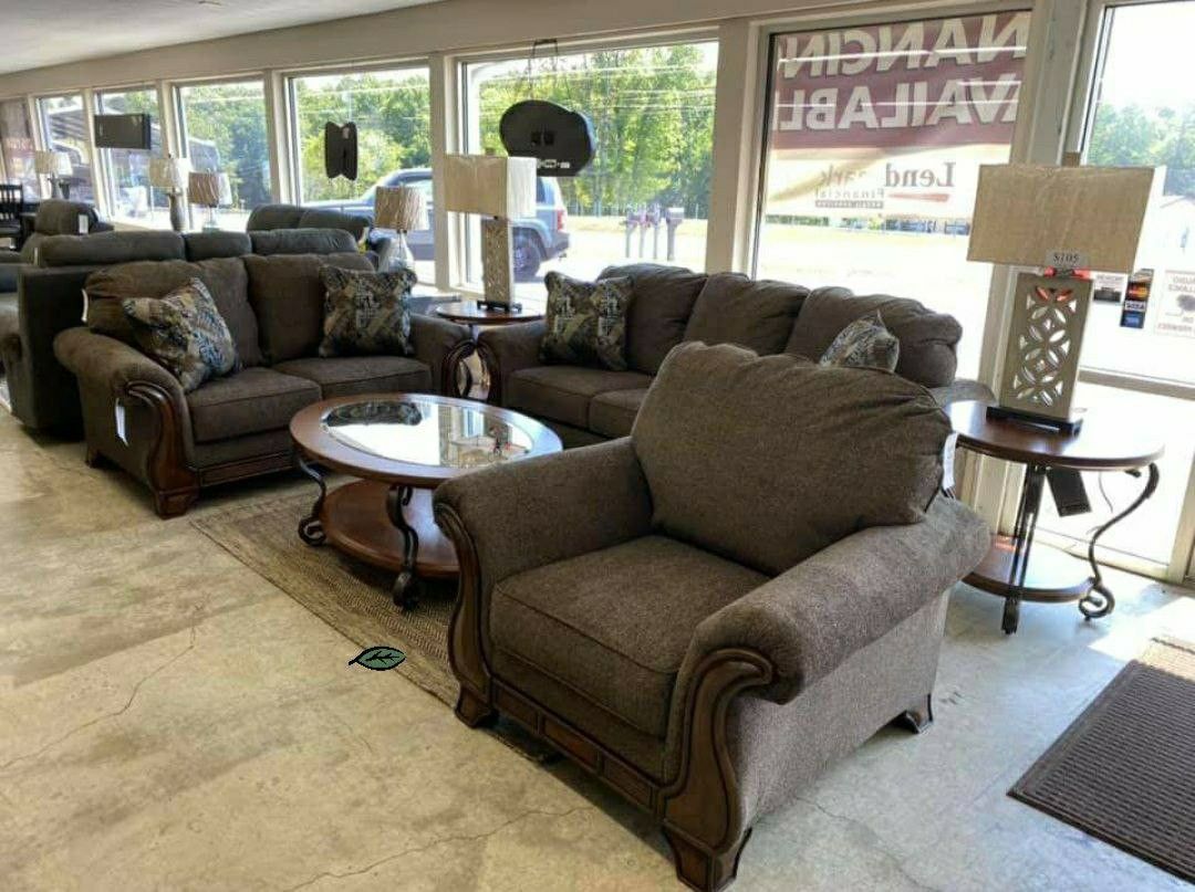 Brand New $39 Down‼Miltonwood Teak Living Room Set
by Ashley Furniture