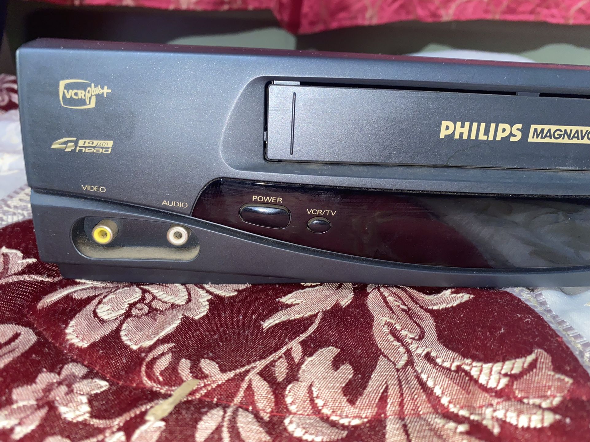 Philips Magnavox VRA431AT24 4-Head VHS VCR Tested NO REMOTE