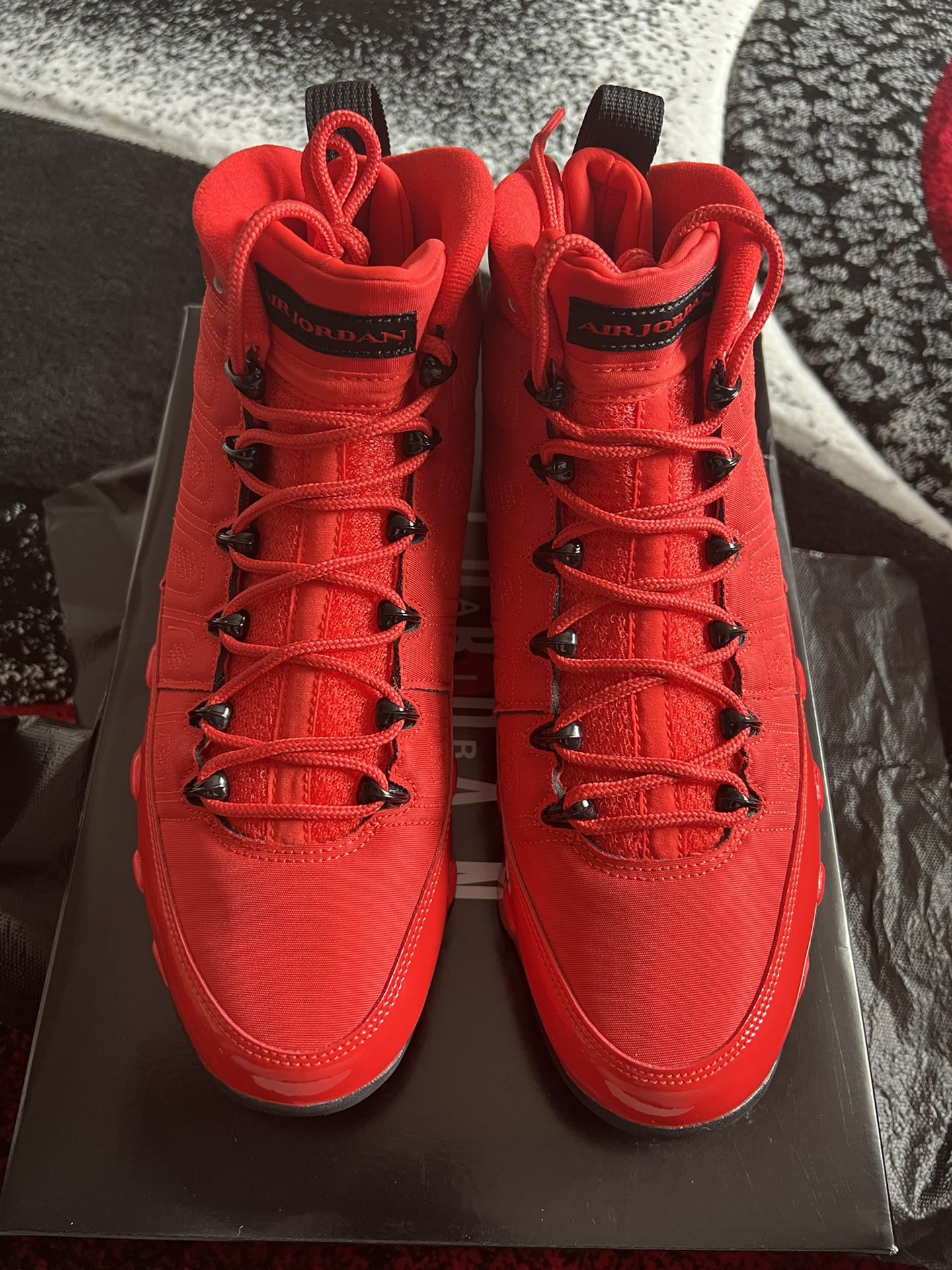 Brand New Jordan 9 chile red sz.11 w/receipt No Trade 