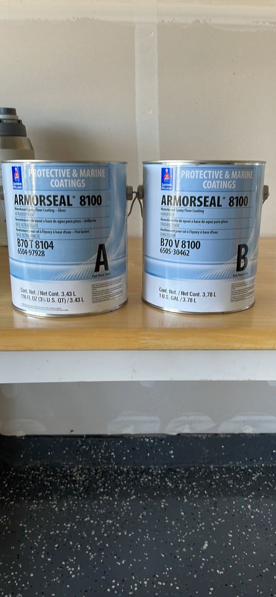 SHERWIN WILLIAMS, ARMORSEAL 33, PART A: LIGHT GRAY EPOXY, PART B ...