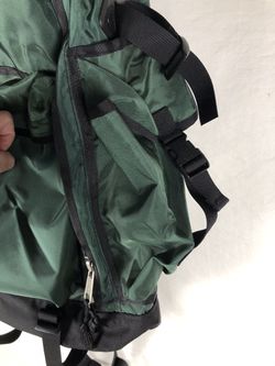 LL Bean Travel 25L Large Hiking Camera Hip Belt Backpack Green Black Shoulder Thumbnail