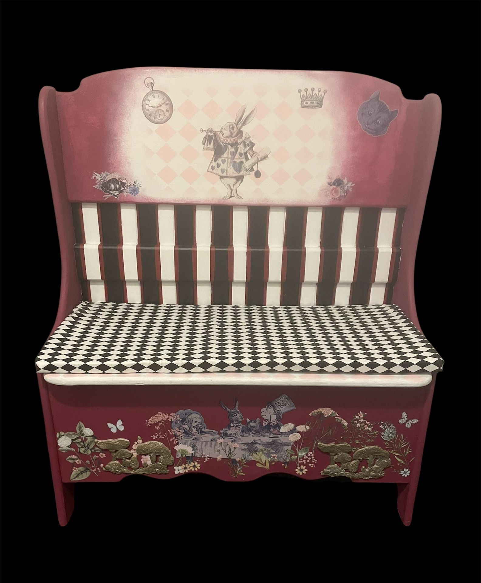 Alice In Wonderland Childs Bench