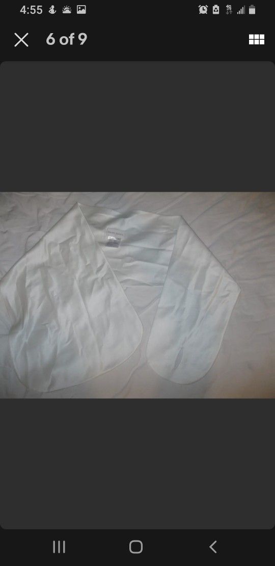 White Strapless Wedding Dress Size 12/14