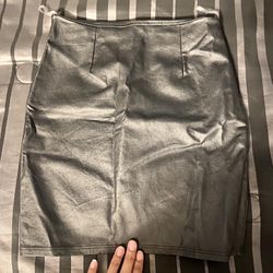 Windsor Leather Mini Skirt Thumbnail