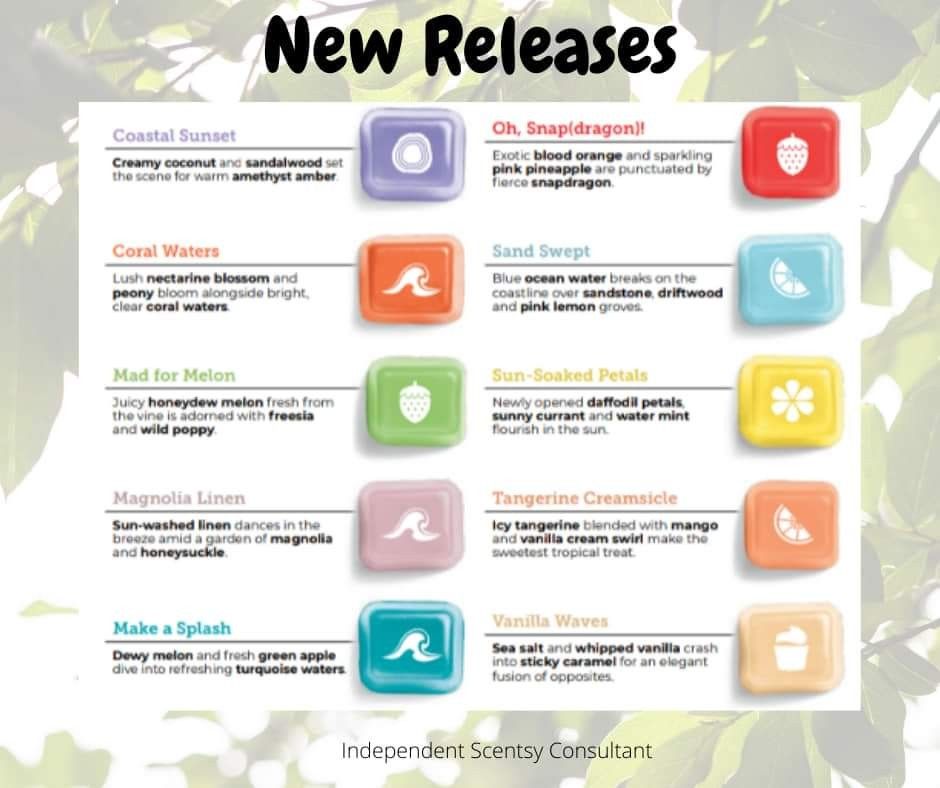 Scentsy Spring/ Summer Scent Bars