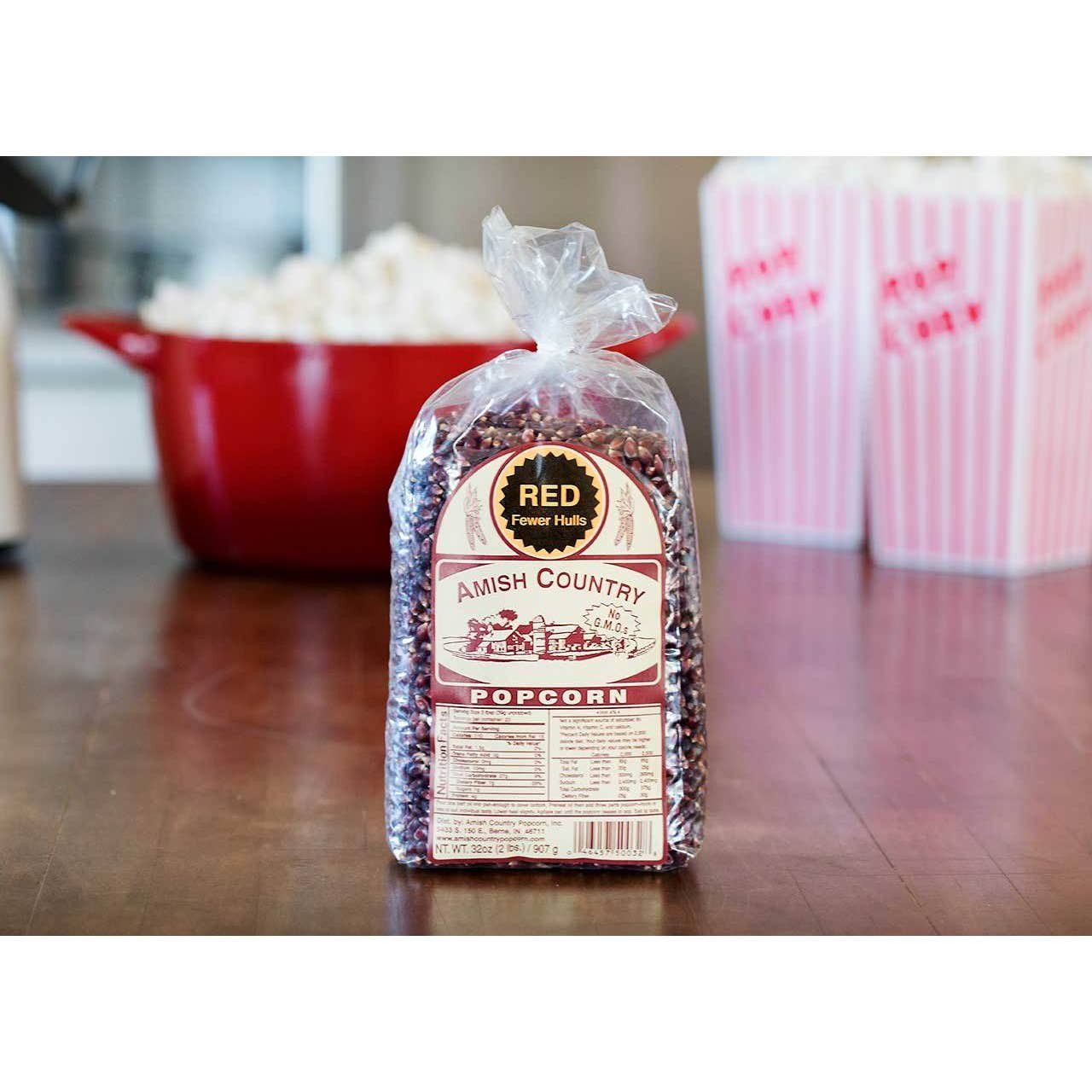 Amish Poper With Popcorn Gift Set