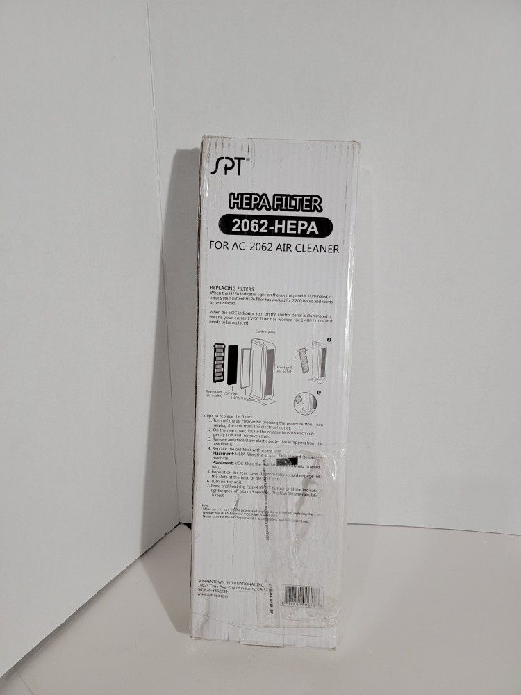 AC Filter (Set of 2)
Hepa Filter 2062-Hepa
