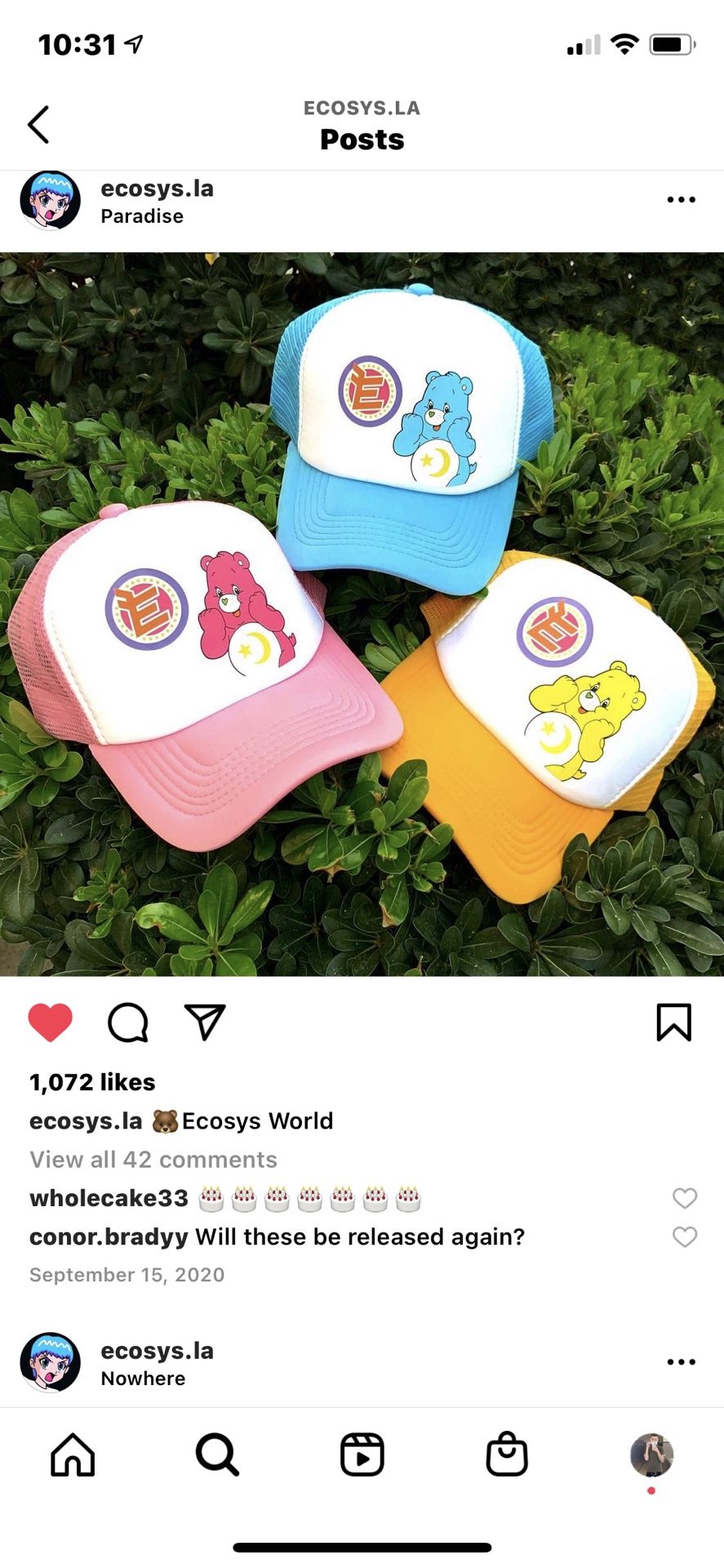 Ecosys LA CareBear trucker